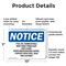 Signmission Fuel Oil Combustible Keep Away From Heat OSHA Notice Sign, Plastic, 10in W x 7in L, 2PK OS-2PACK-NS-P-710-L-12932 - alternate 3